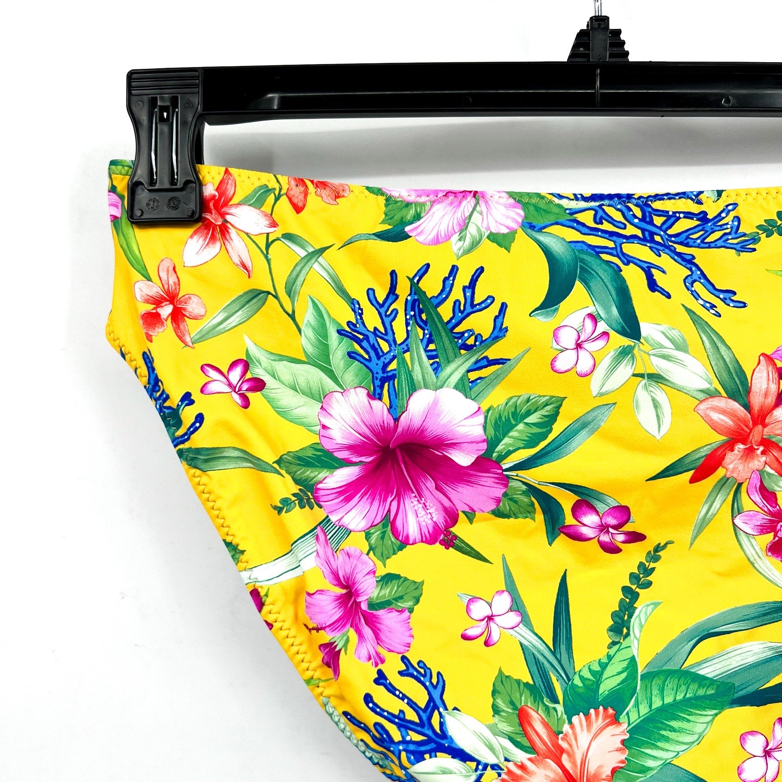 TOMMY BAHAMA Isola Vita Reversible Hipster Bikini Bottom XL Blue Yellow NWT