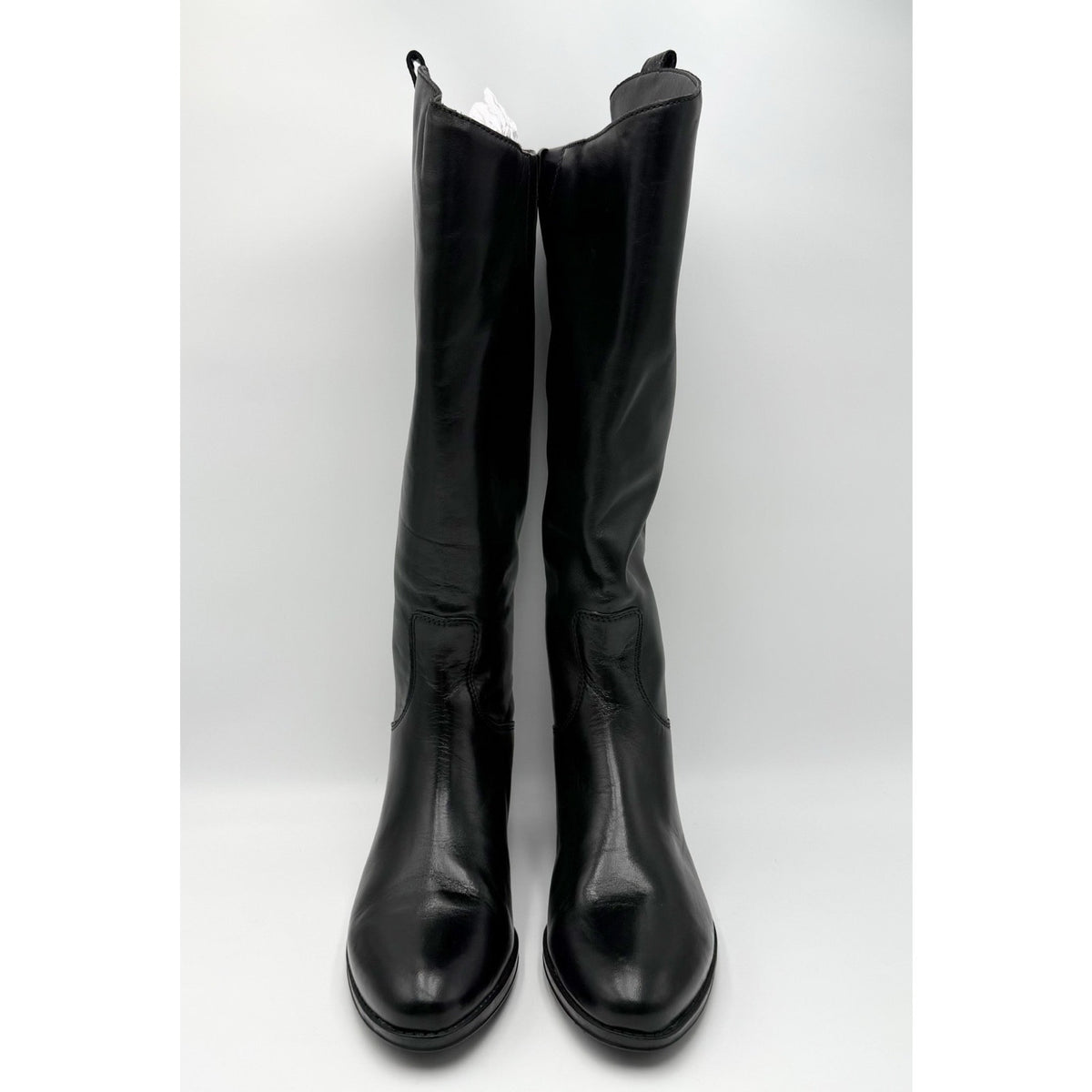Sam Edelman Womens Penny Knee High Boots Size 8 M WIDE CALF Black Leather NWOB