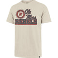 47 Mens University of Mississippi Bottom Line Scrum T-shirt Large Khaki NWT