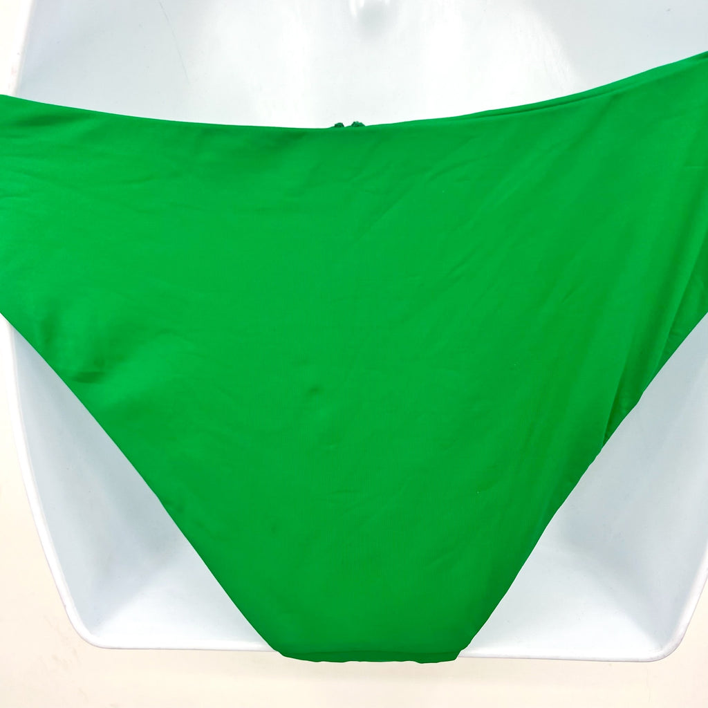 BECCA Milani Draped Hipster Bikini Bottom Medium Grass Green Color Code NWT