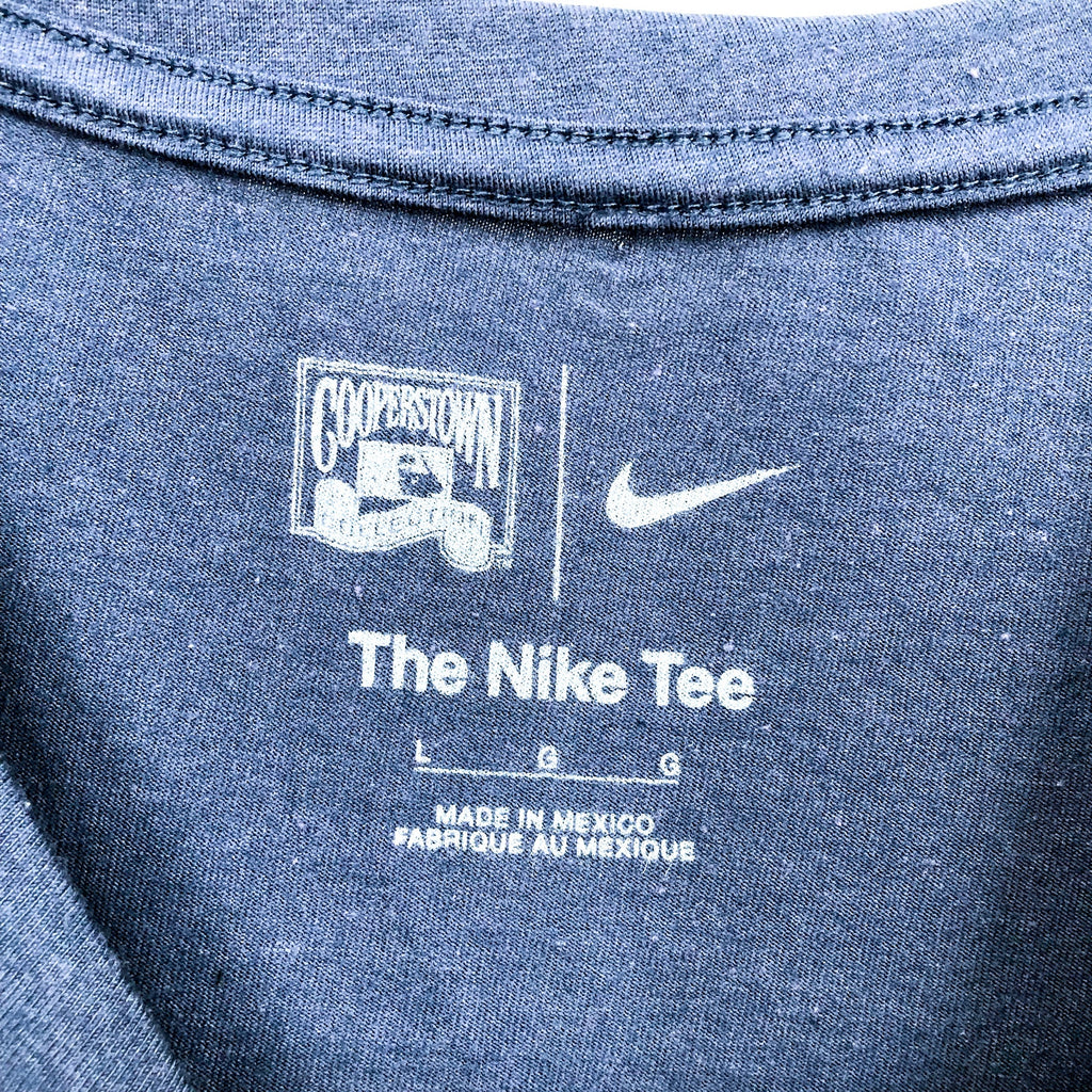 NIKE Women's MLB Houston Cooperstown Arch T-Shirt Large Navy Blue NWT NKMV-44B