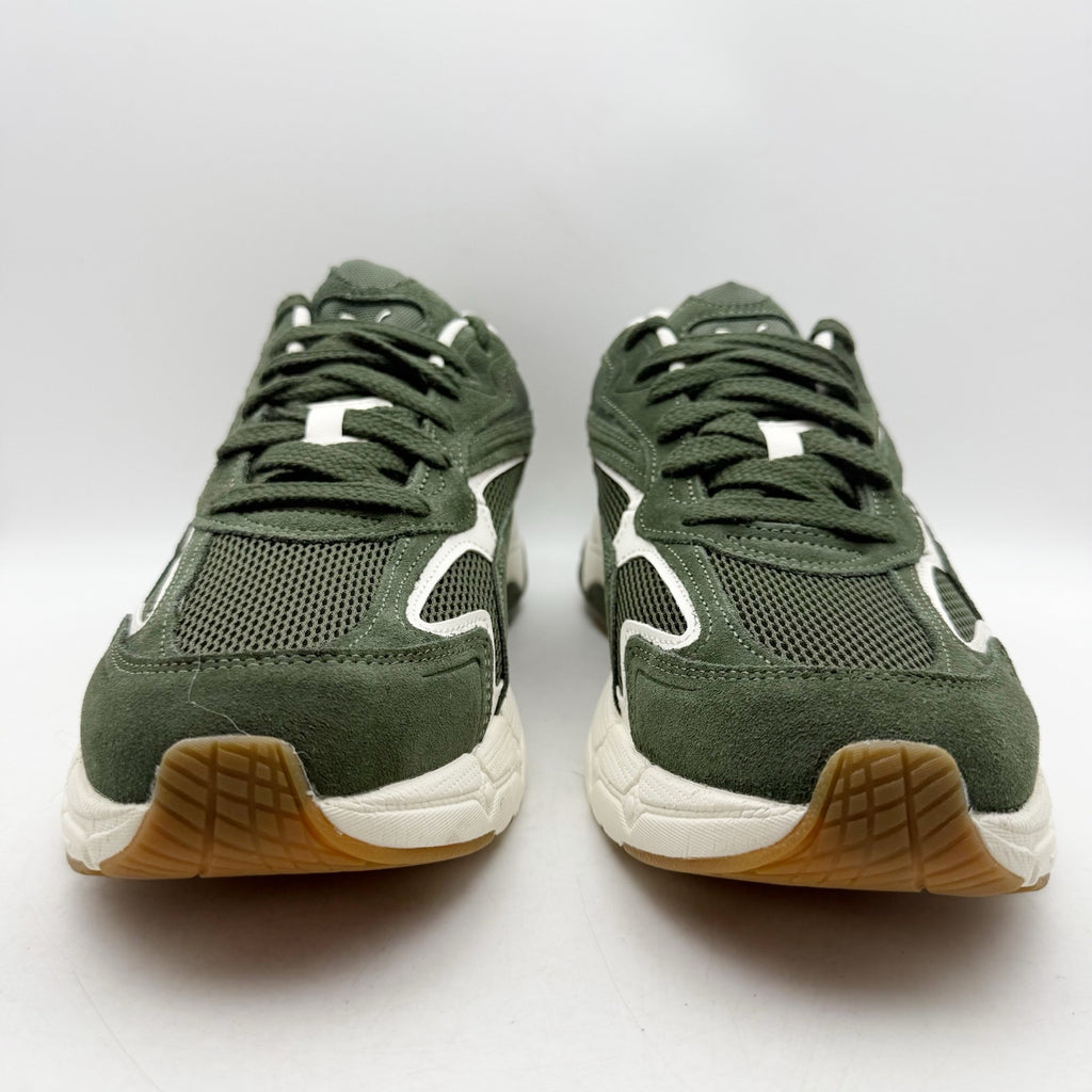 PUMA Mens Teveris Nitro Athletic Shoes US 12 EU 46 Green White Suede Sneaker NIB