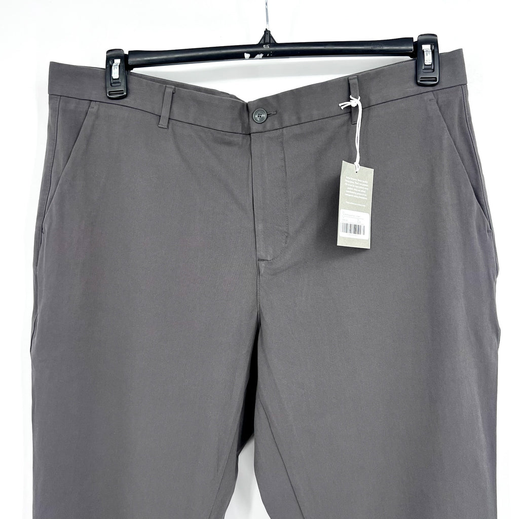 EVERLANE Uniform Mens Performance Chino Pants 40x32 Slate Grey Athletic Fit NWT