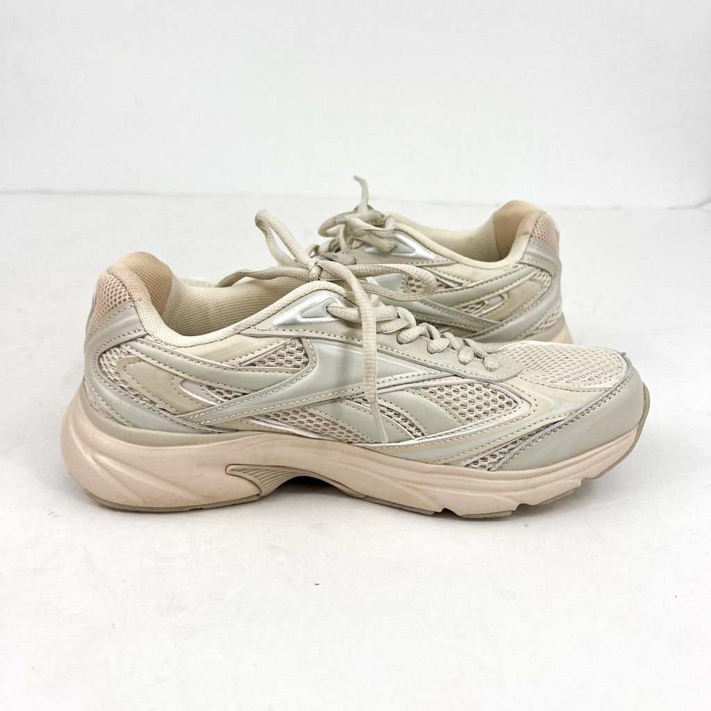 REEBOK Women's Belwave Leather Sneakers Size 9 EU 40 Tan Natural Lace Up NWOB