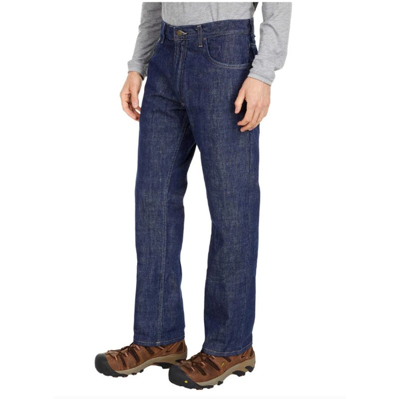 Tyndale Men's Versa Regular Fit Flex FR Jeans 34x30 Dark Blue NWOT