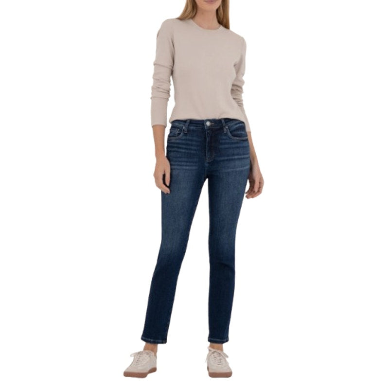 KUT FROM THE KLOTH Reese Ankle Straight Leg Jeans SIZE 10 Enchantment Blue NWT