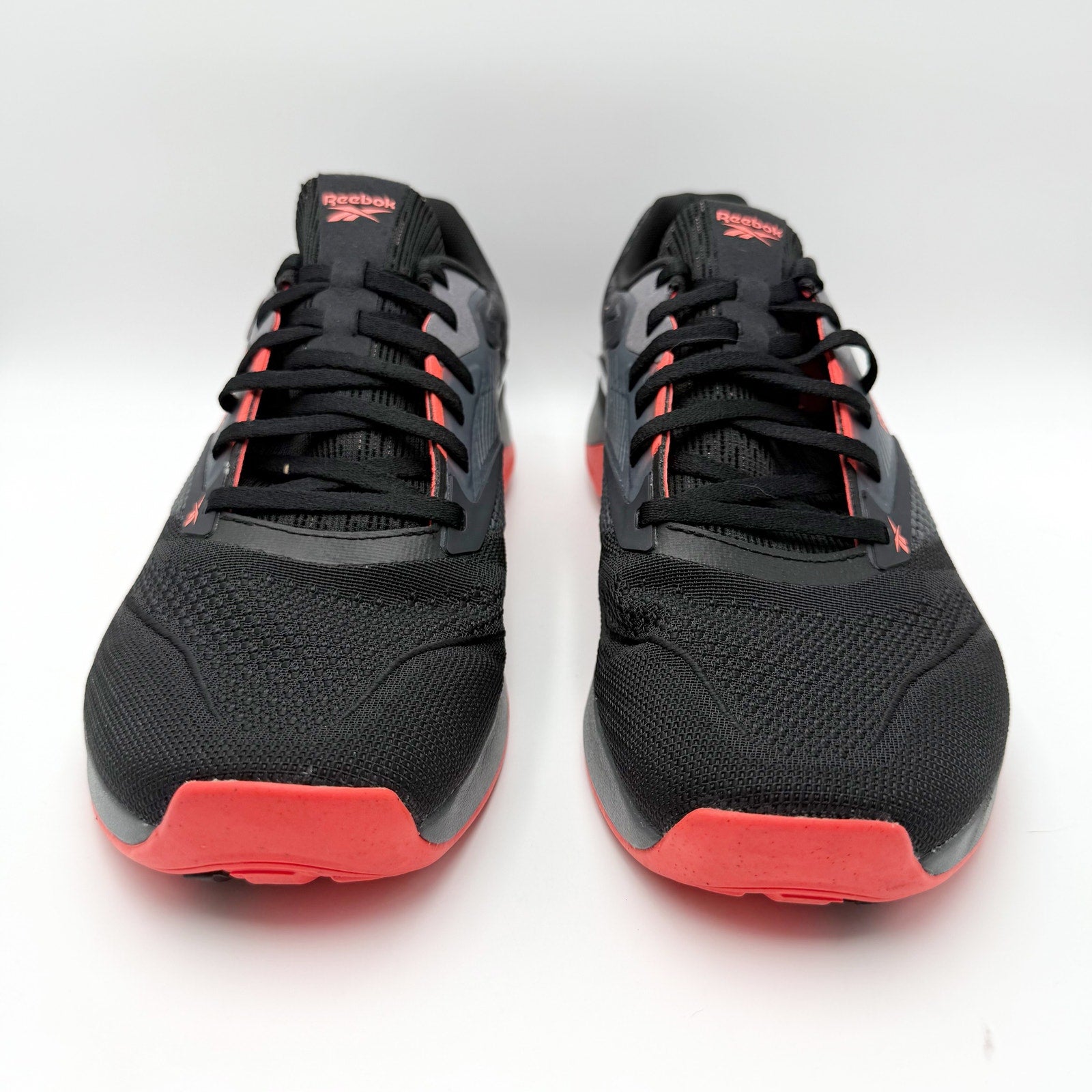 Reebok Mens Nano X4 Training Sneakers US 14 EU 48.5 Black Orange Athletic NWOB