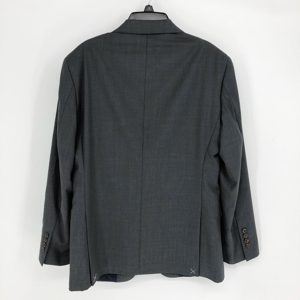ALTON LANE Men's Tailored Fit Suit Jacket 38S Gray Wool Blend 2 Button NWOT