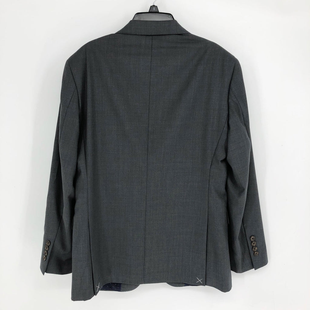 ALTON LANE Men's Tailored Fit Suit Jacket 38S Gray Wool Blend 2 Button NWOT