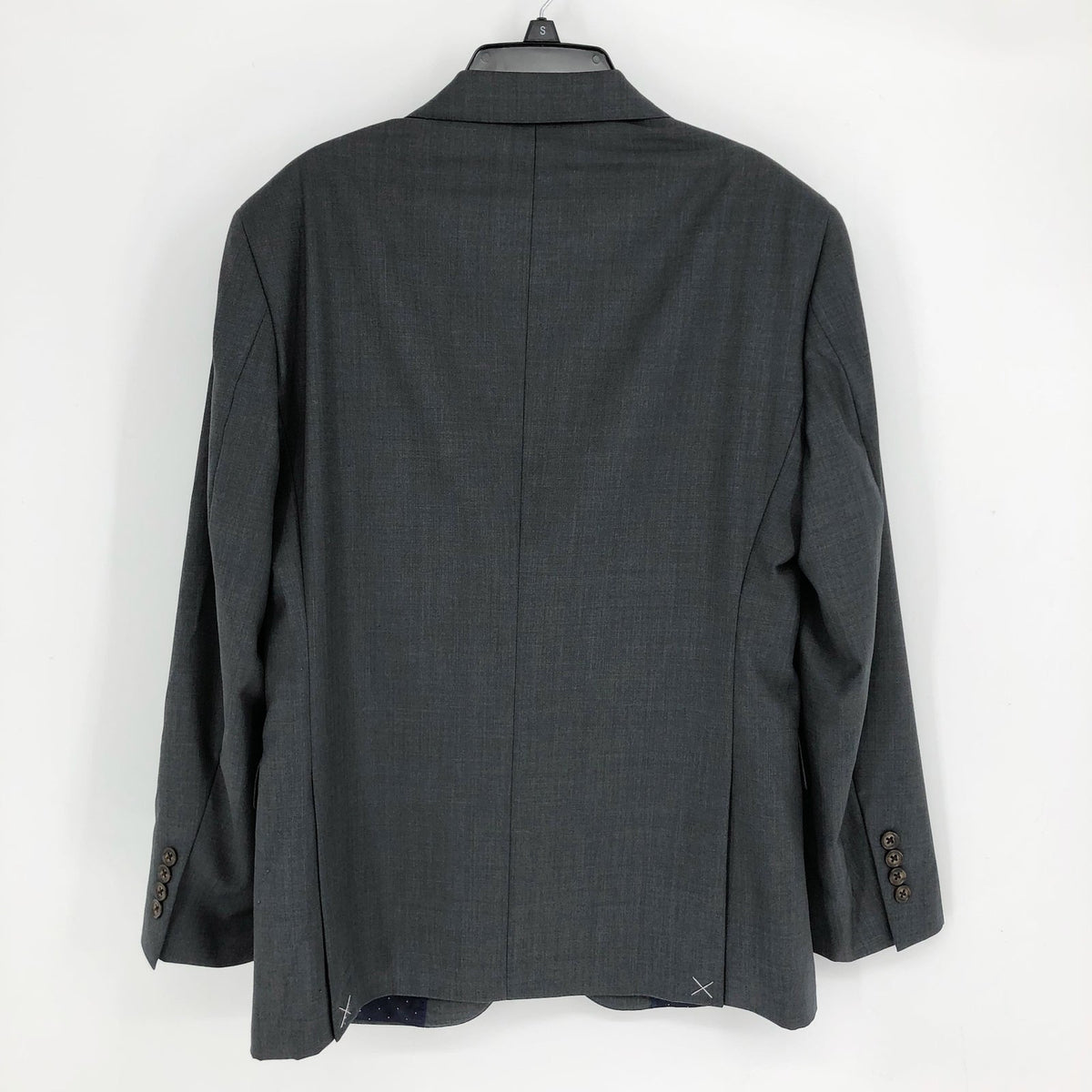 ALTON LANE Men's Tailored Fit Suit Jacket 38S Gray Wool Blend 2 Button NWOT