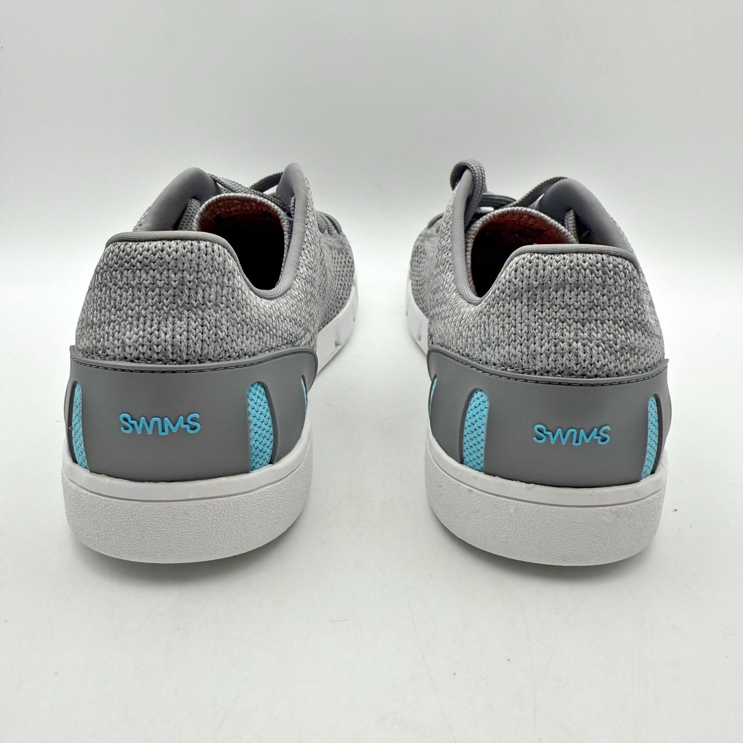 SWIMS Mens Tennis Knit 2.0 Sneakers US 8 EU 41 Grey Knit NWOB