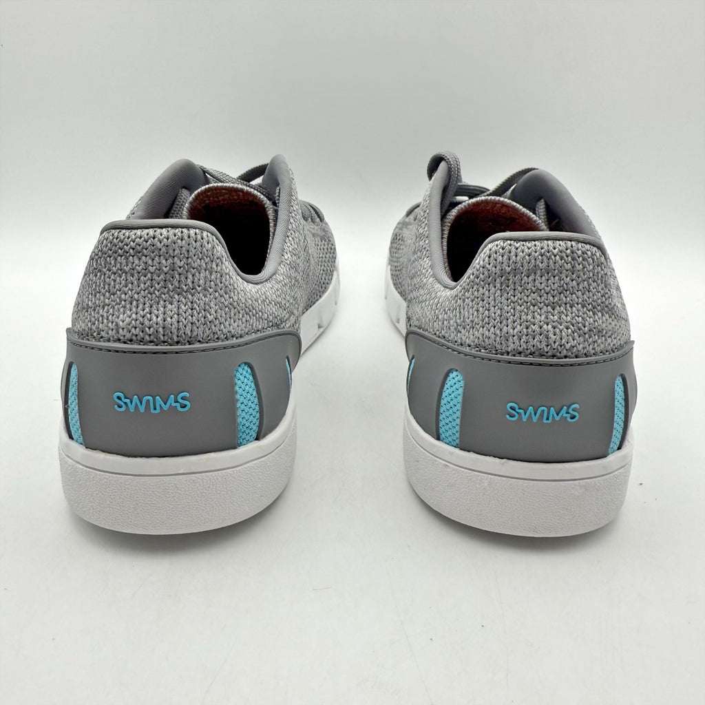 SWIMS Mens Tennis Knit 2.0 Casual Sneakers Size 8 EU 41 Grey Knit NWOB