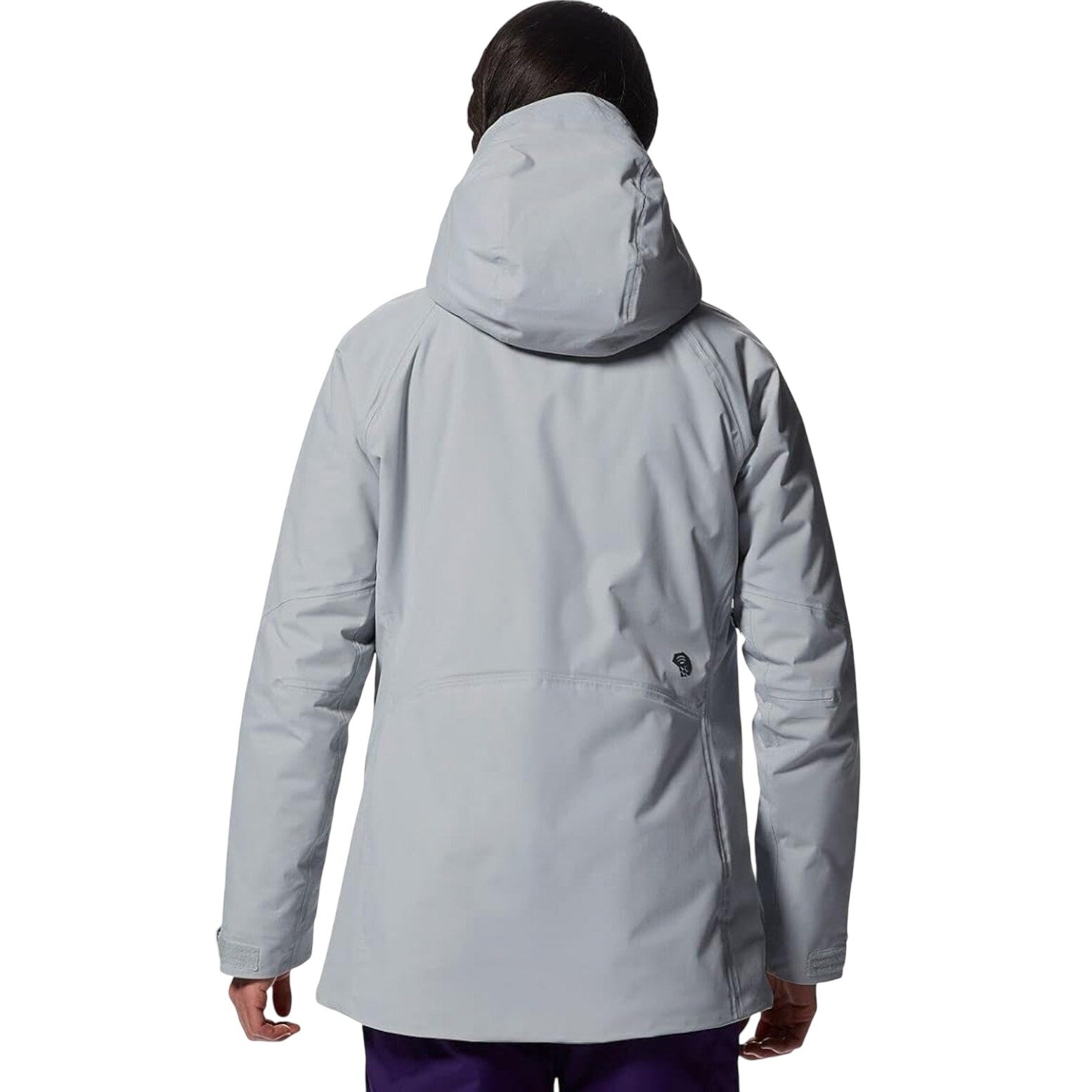 Mountain Hardware Womens Firefall 2 Winter Jacket Small Grey Zip Hood NWOT