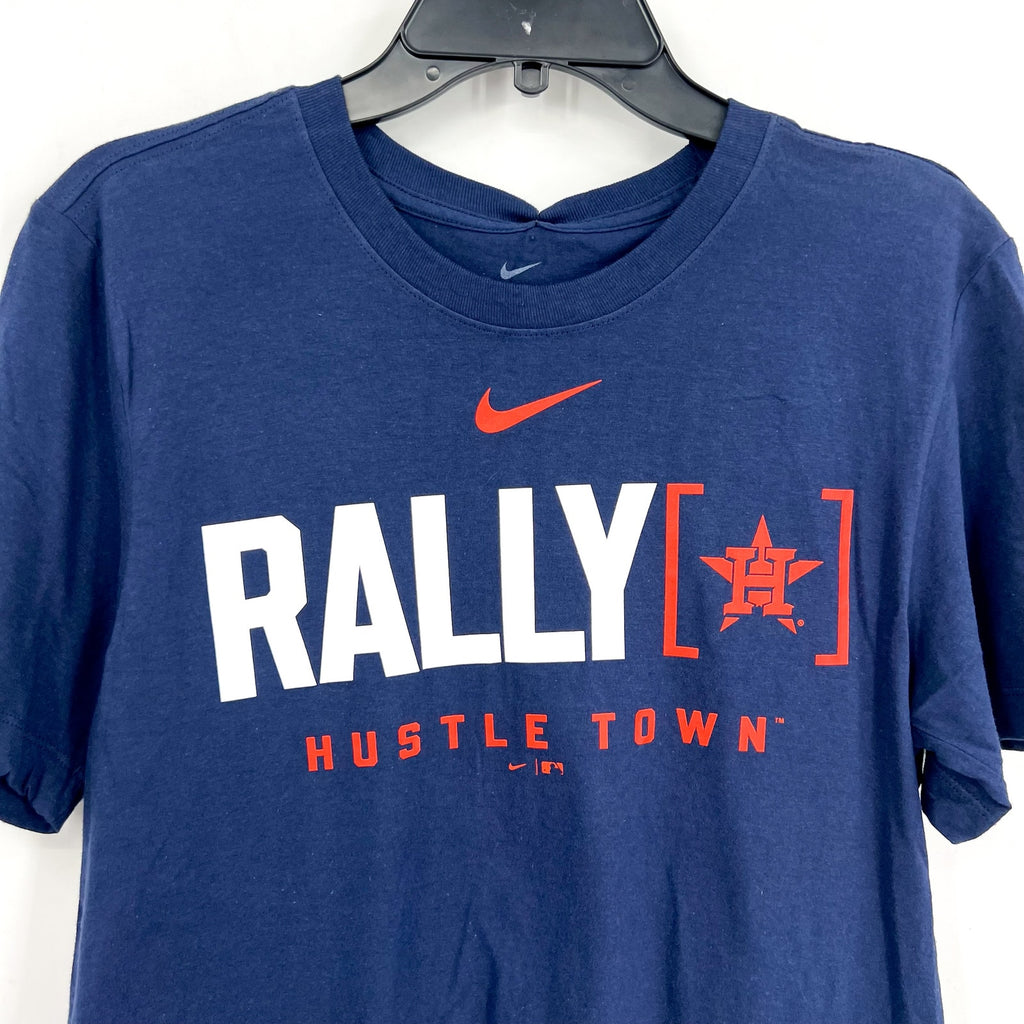 NIKE Mens Houston Astros Rally Home Graphic T-shirt Small Chattanooga Blue NWT