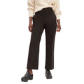 EVERLANE Women's Organic Kick Flare Pants Size 6 Black Stretch Twill NWT