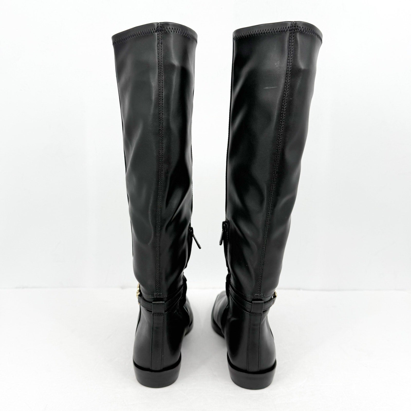 Sam Edelman Womens Clive Knee High Boots US 8 M EU 38.5 Black Leather NIB