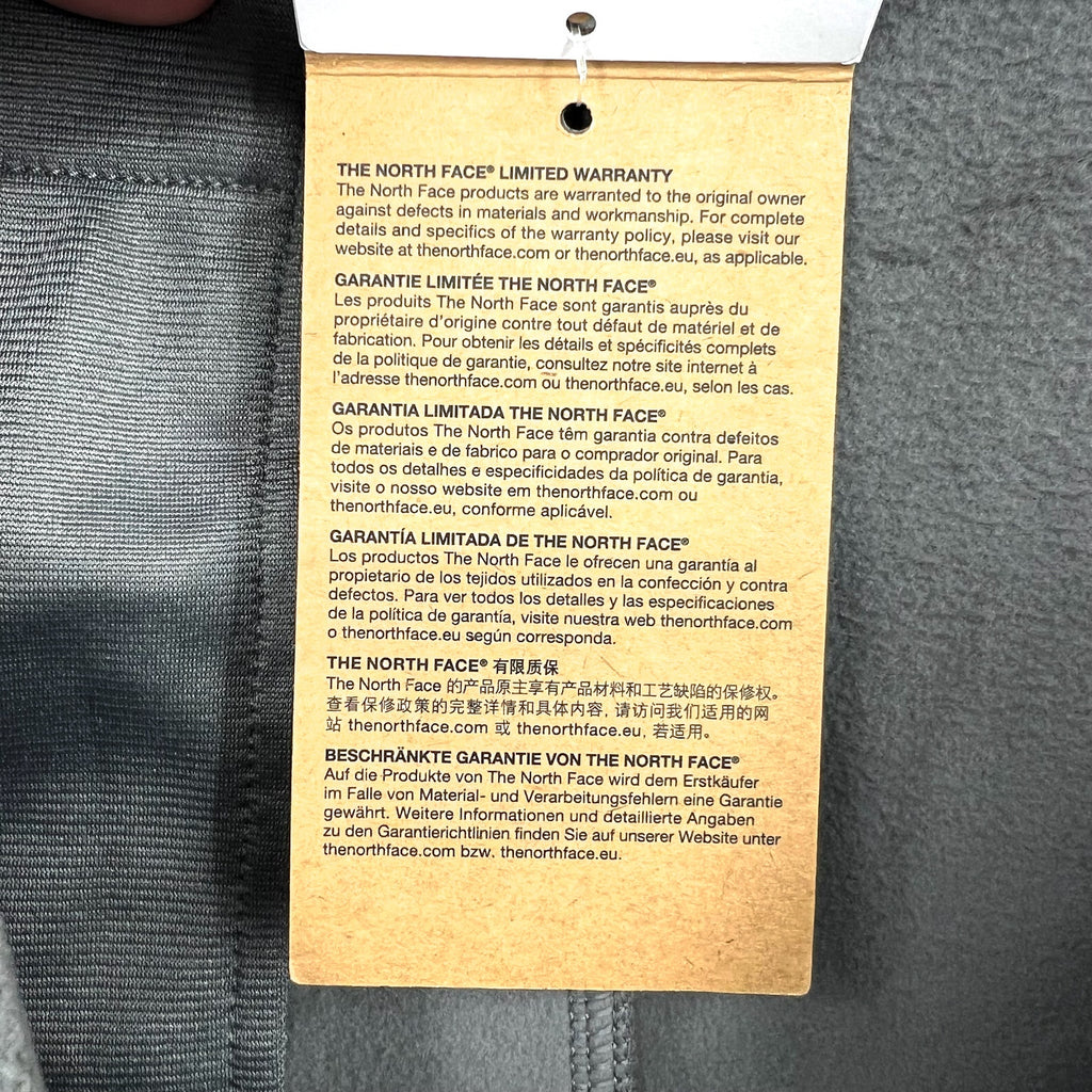 THE NORTH FACE Men's Glacier Fleece Pants XL Gray Smoked Pear Drawstring NWT