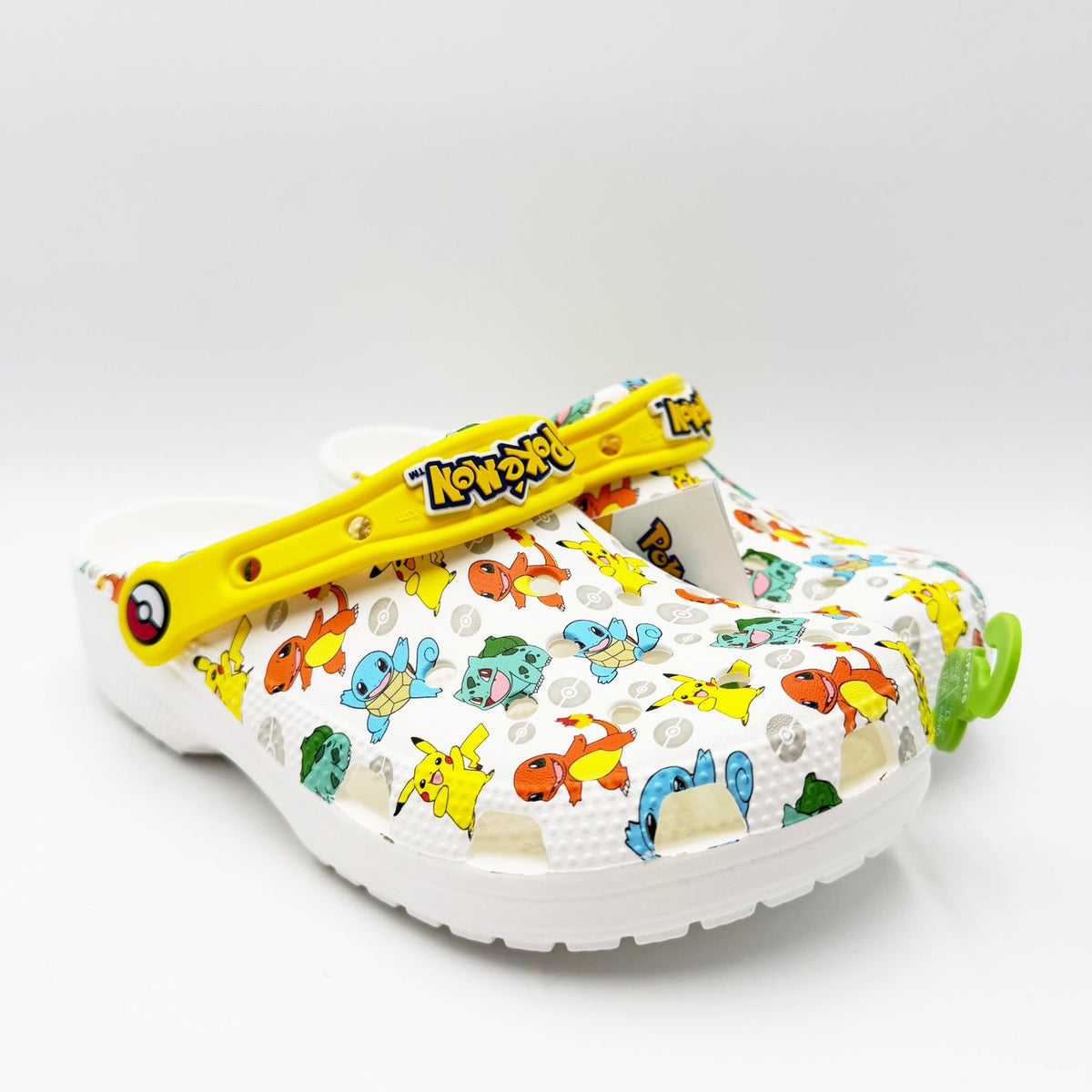 Crocs Classic Pokemon II Clogs Unisex Mens 5 Womens 7 EU 37-38 White Multi NWOT