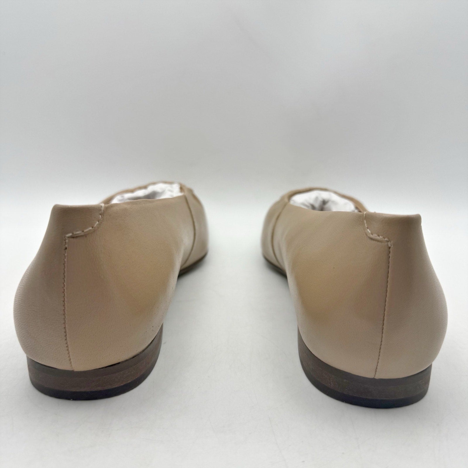Seychelles Womens Little Things Flats US 7.5 EU 38 Beige Tan Leather NWOB