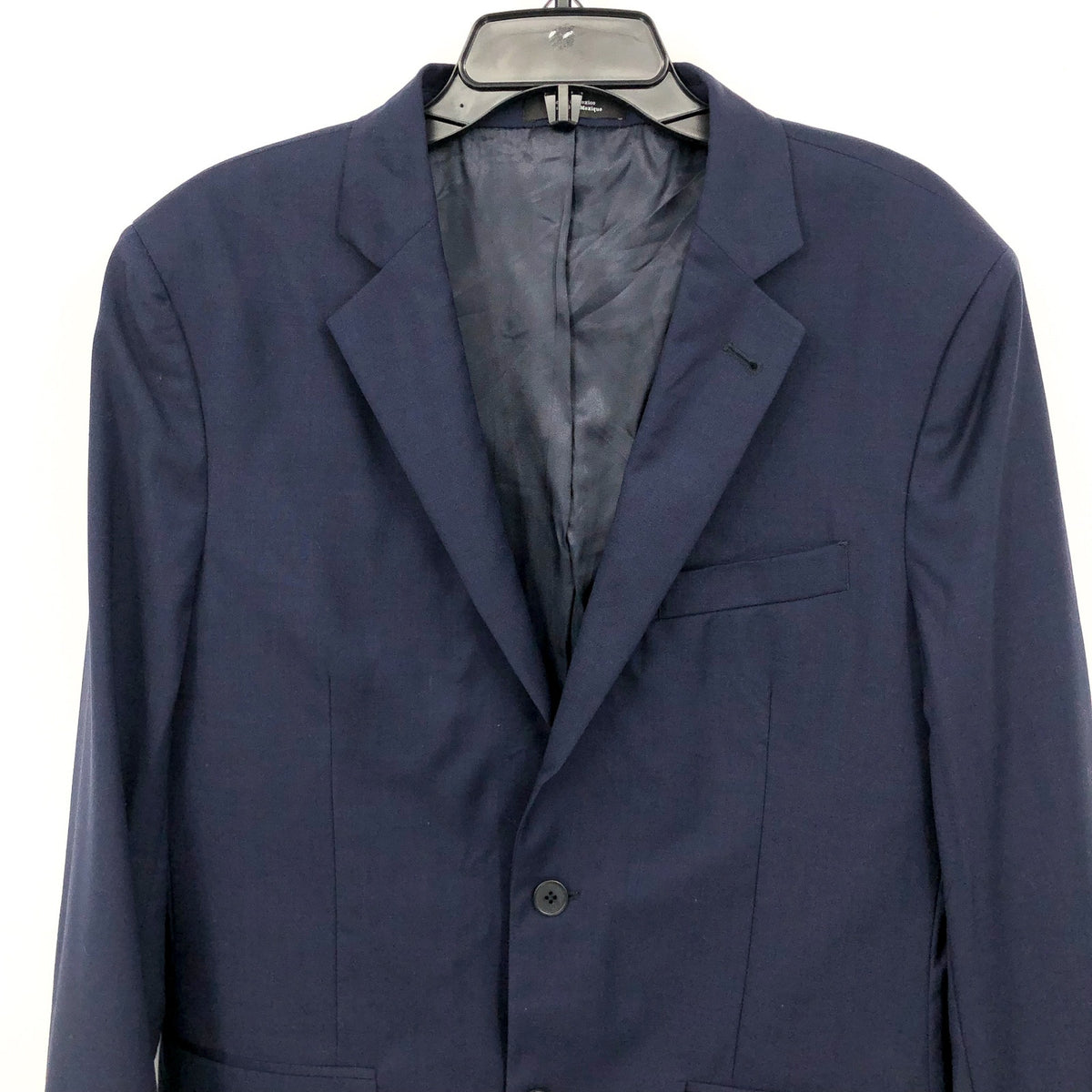 NORDSTROM Men's Tech Smart Trim Fit Suit Jacket 42R Navy Blue Stretch NWOT