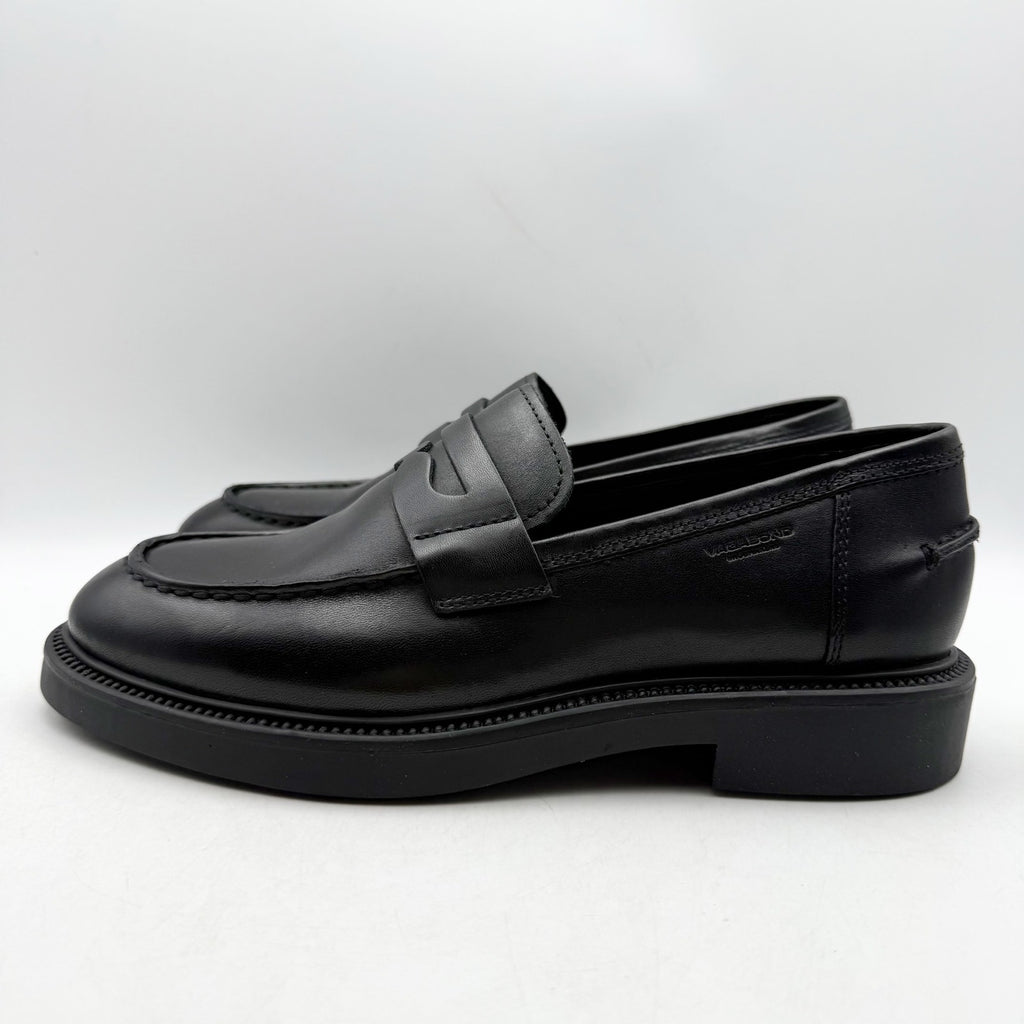 Vagabond Shoemakers Womens Alex Loafers EU 39 US 9 Black Leather NIB