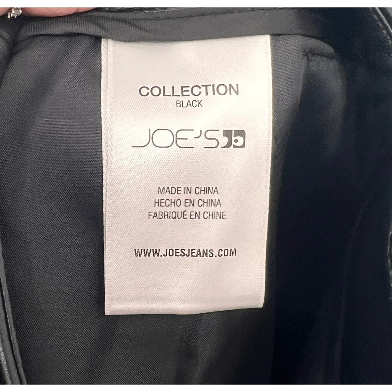 JOE'S JEANS Women's Mia Wide Leg Leather Pants Size 25 US 0 Black High Rise NWT