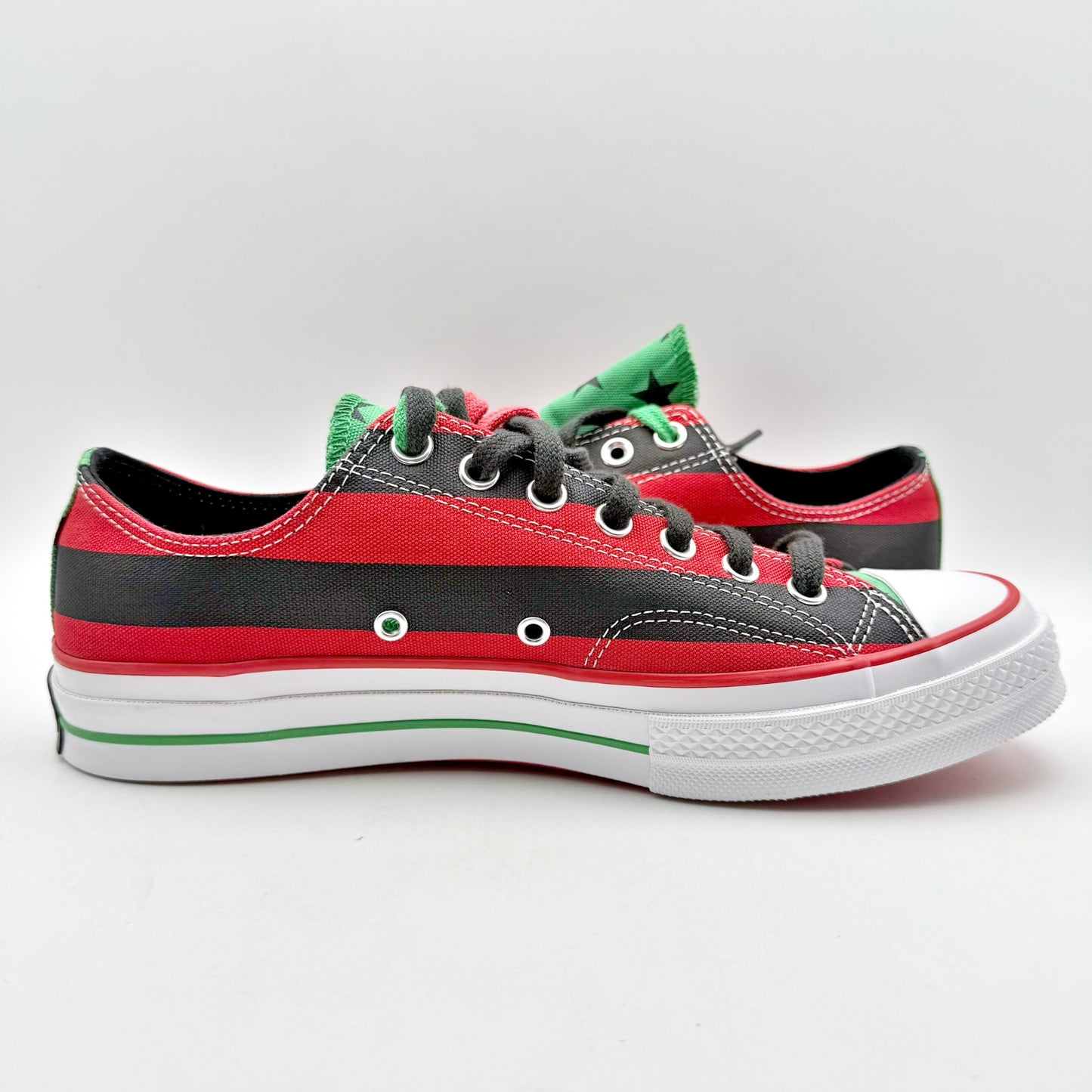 Converse Mens Chuck Taylor All Star 70 Ox Denim Tears Sneakers 9 Red Canvas NWOB