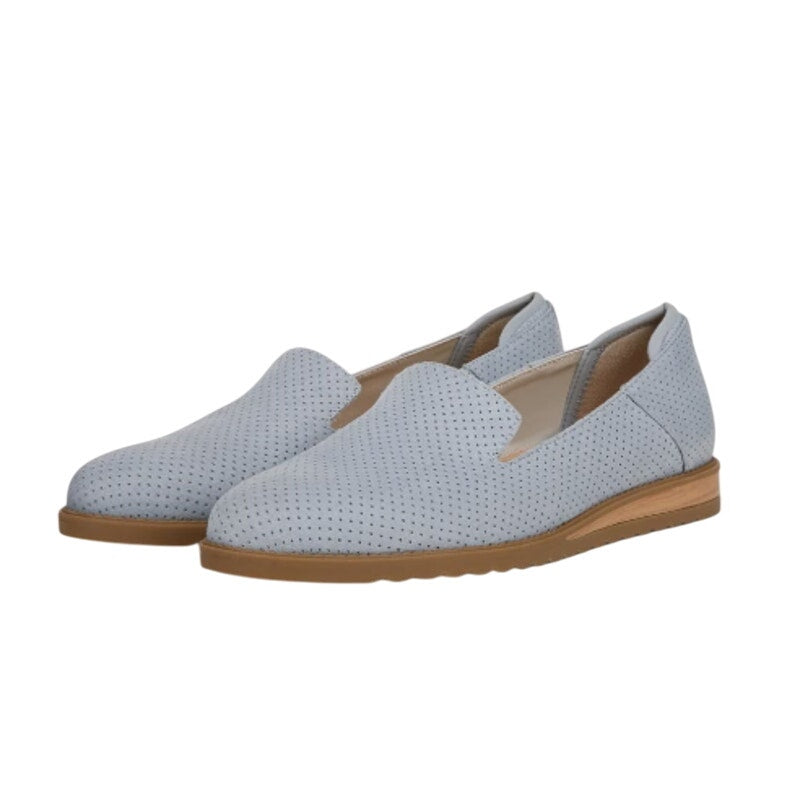Dr. Scholls Womens Jetset Slip On Loafers Size 7 EU 37 Summer Blue Comfort NIB