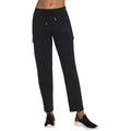 SKECHERS Women's Slip-in Cargo Casual Pants XS Bold Black Drawstring NWT