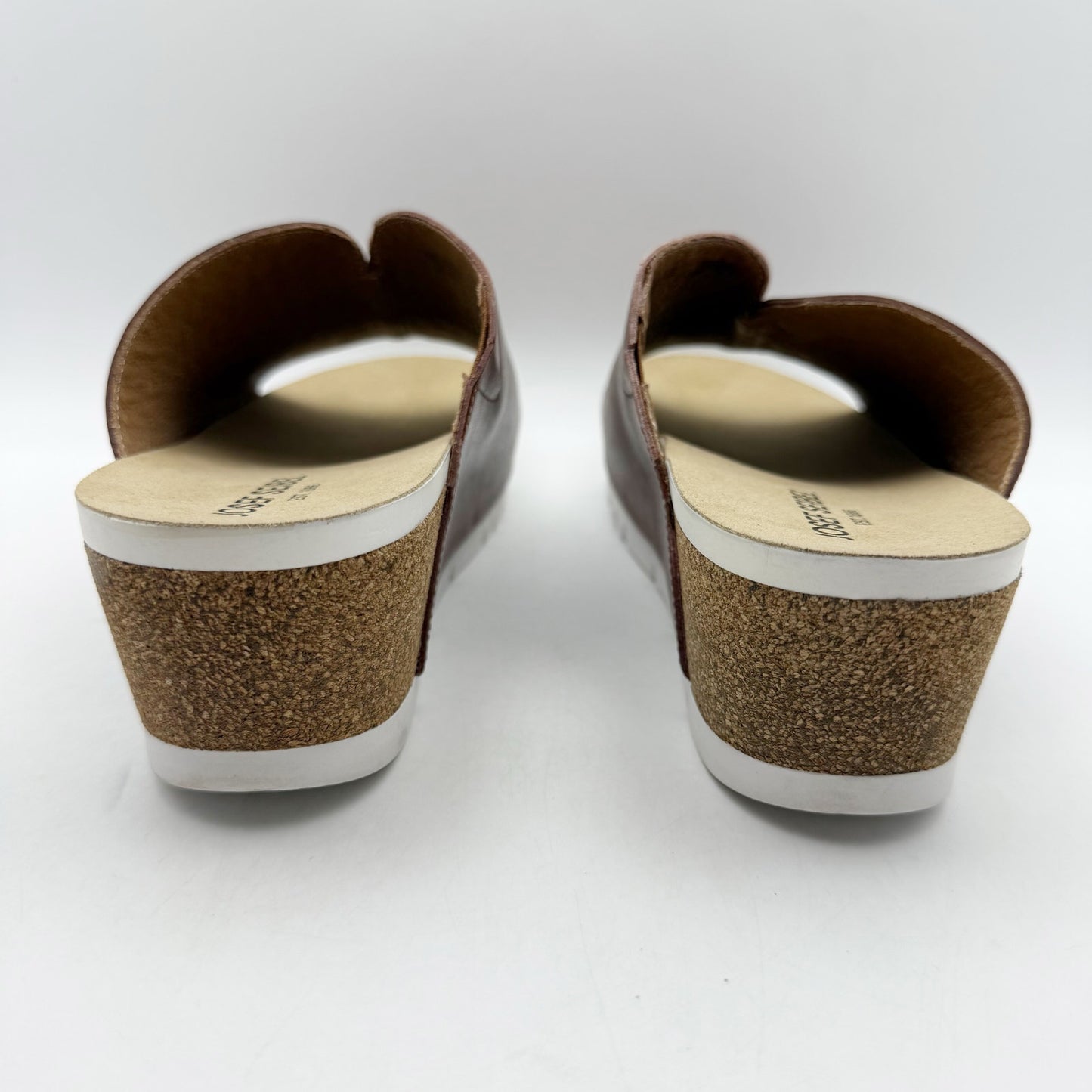 Josef Seibel Womens Quinn 01 Platform Sandals EU 42 US 11 Brown Leather NWOB