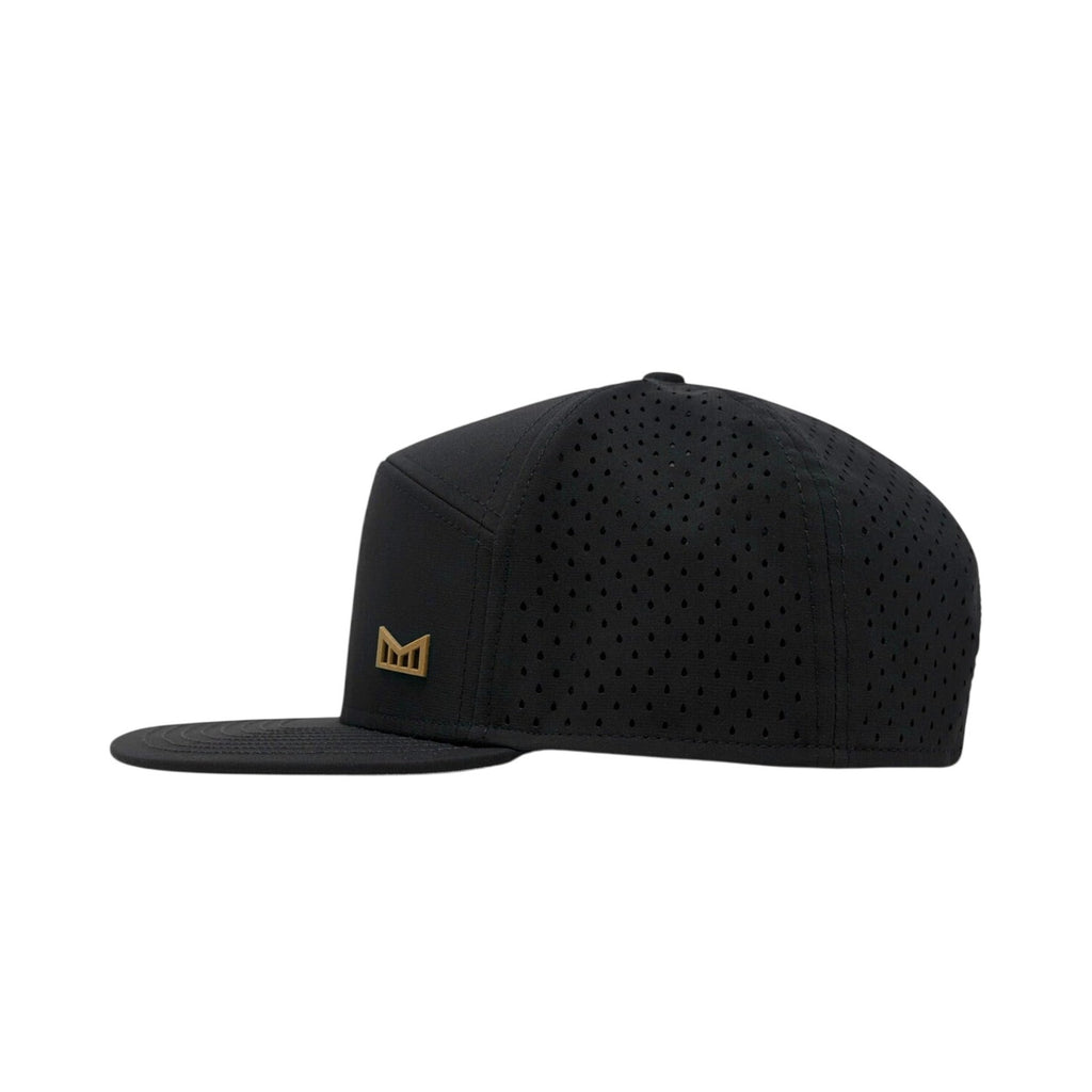 MELIN Trenches Icon Hydro Performance Snapback Hat Classic Fit Black Gum NWT