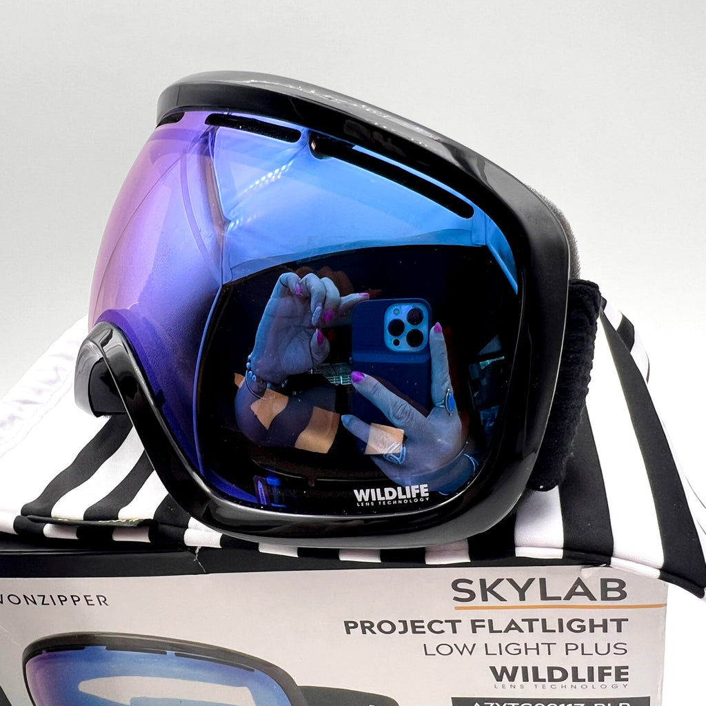 VONZIPPER Skylab Adult Snow Goggles One size Black Satin/Wildlife NIB