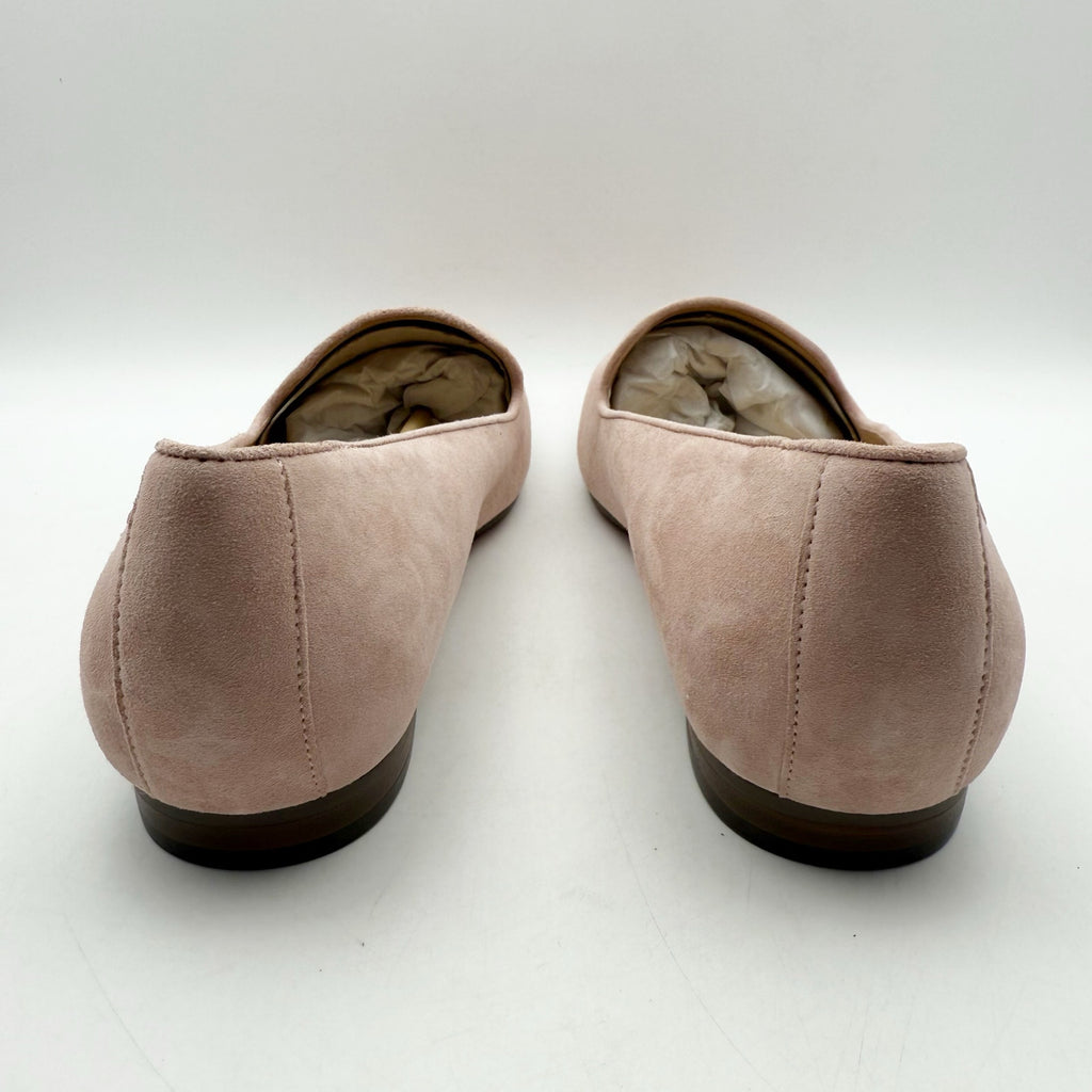 Vionic Womens Willa ll Flat Loafers US 5 WIDE EU 35 Pink Suede Slip On NIB