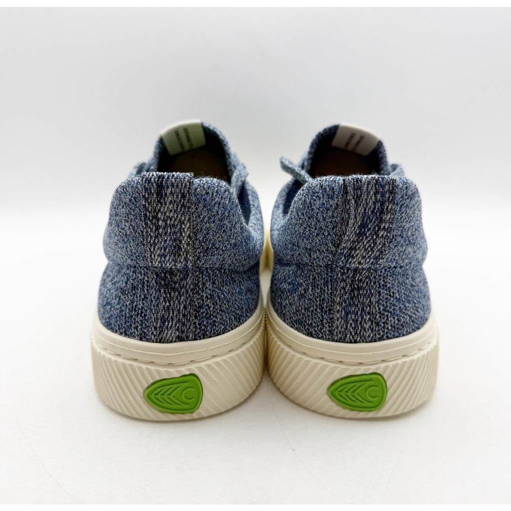 Cariuma IBI Low Casual Sneakers Mens 10 Womens 11.5 Stone Blue Bamboo Knit NIB