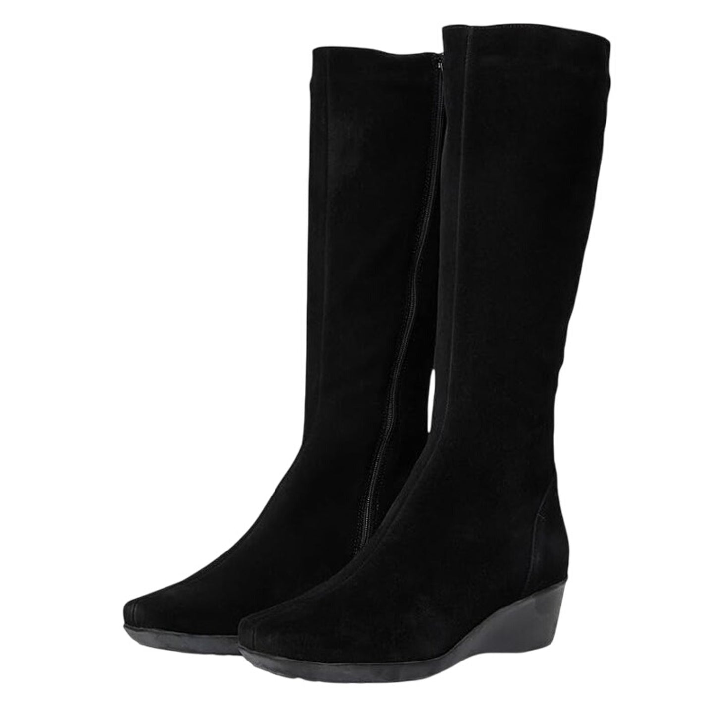 La Canadienne Womens Evah Boots US 6.5M EU 37 Black Suede Waterproof NIB