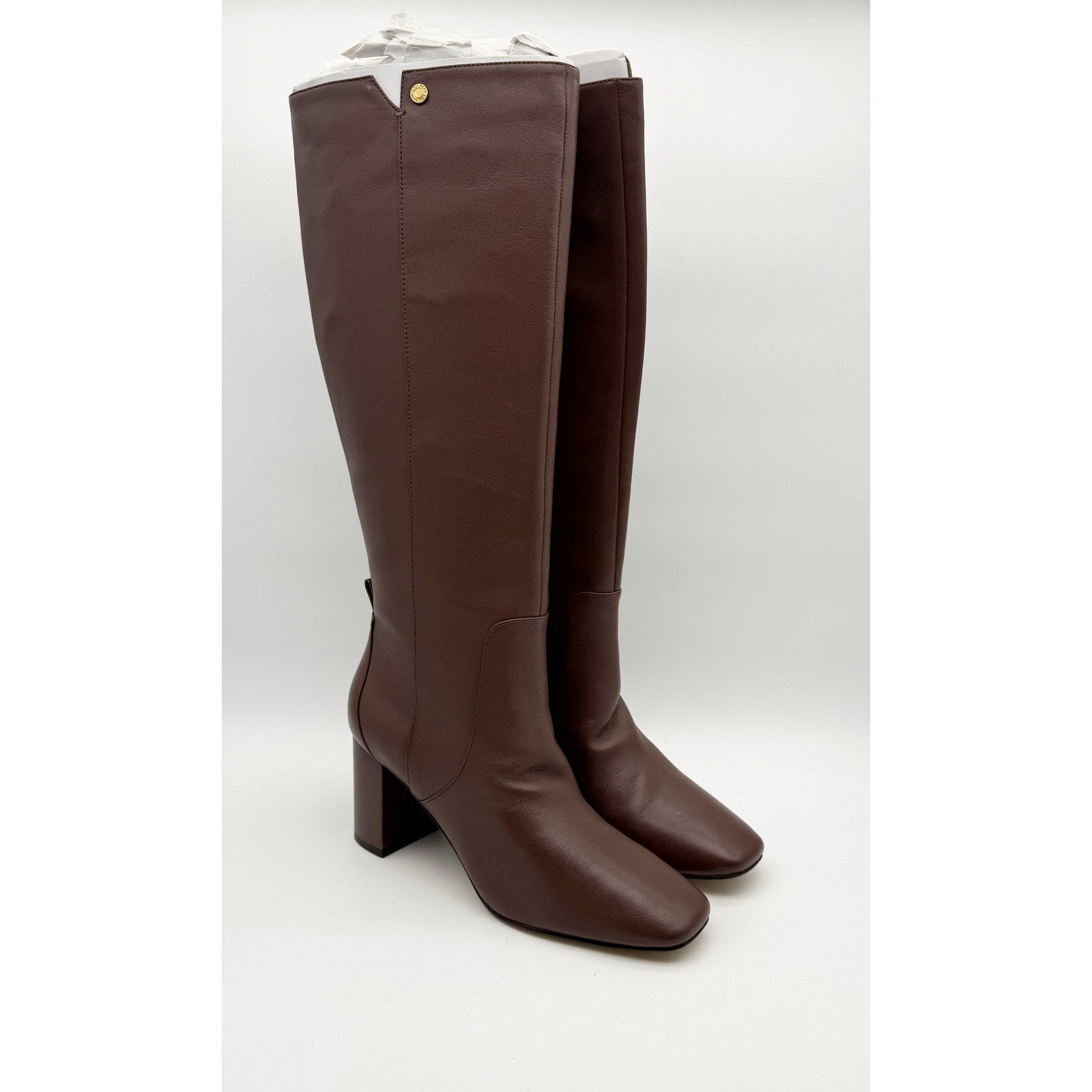 Cole Haan Womens Chrystie Knee High Boot US 8.5 EU 39 Brown Leather NWOB