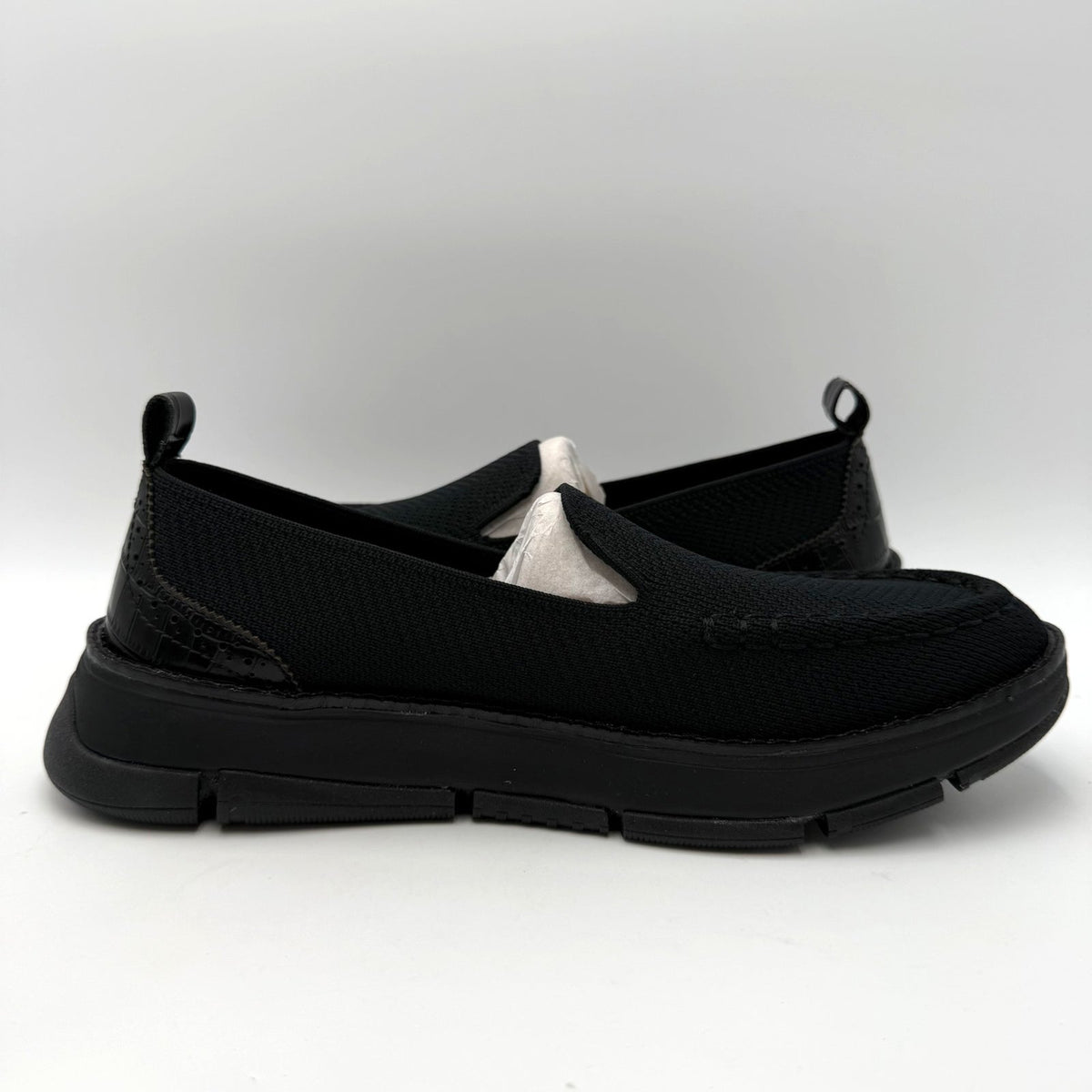 Cole Haan Womens ZeroGrand Rella Stitchlite Venetian Loafers Size 7.5 Black NIB