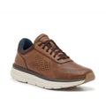 Johnston & Murphy Mens Hastings U-Throat Casual Sneakers Size 10 Tan Leather NIB