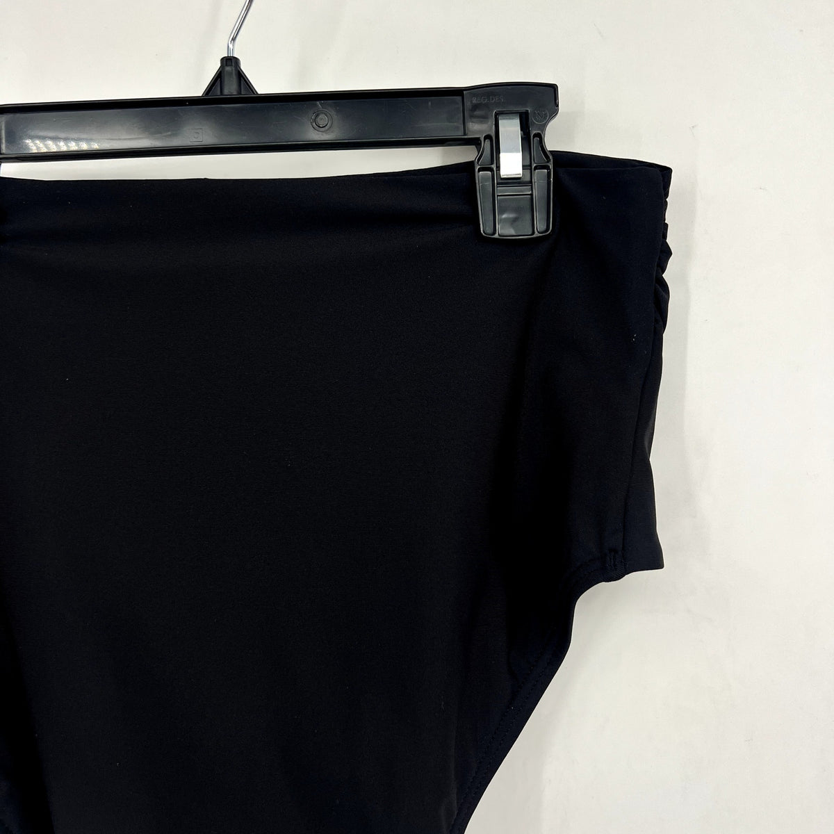 SUNSETS Women's Capri Fold-Over High Waist Bikini Bottom Small Black NWT