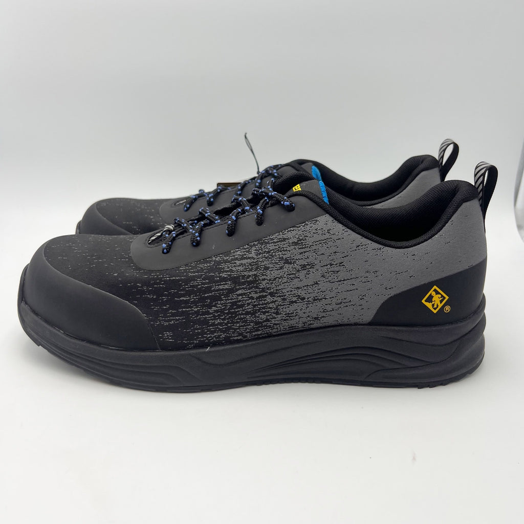 Terra Mens Monolift Composite Toe Work Sneakers US 10 Wide EU 43 Grey Blue NIB