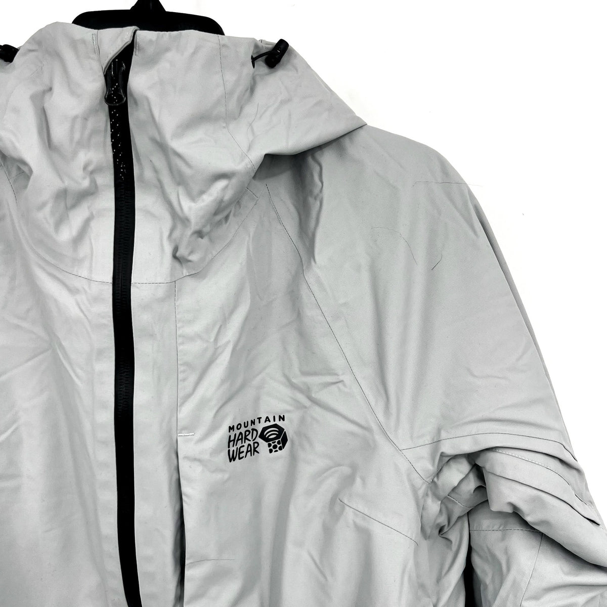 Mountain Hardware Womens Firefall 2 Winter Jacket Small Grey Zip Hood NWOT