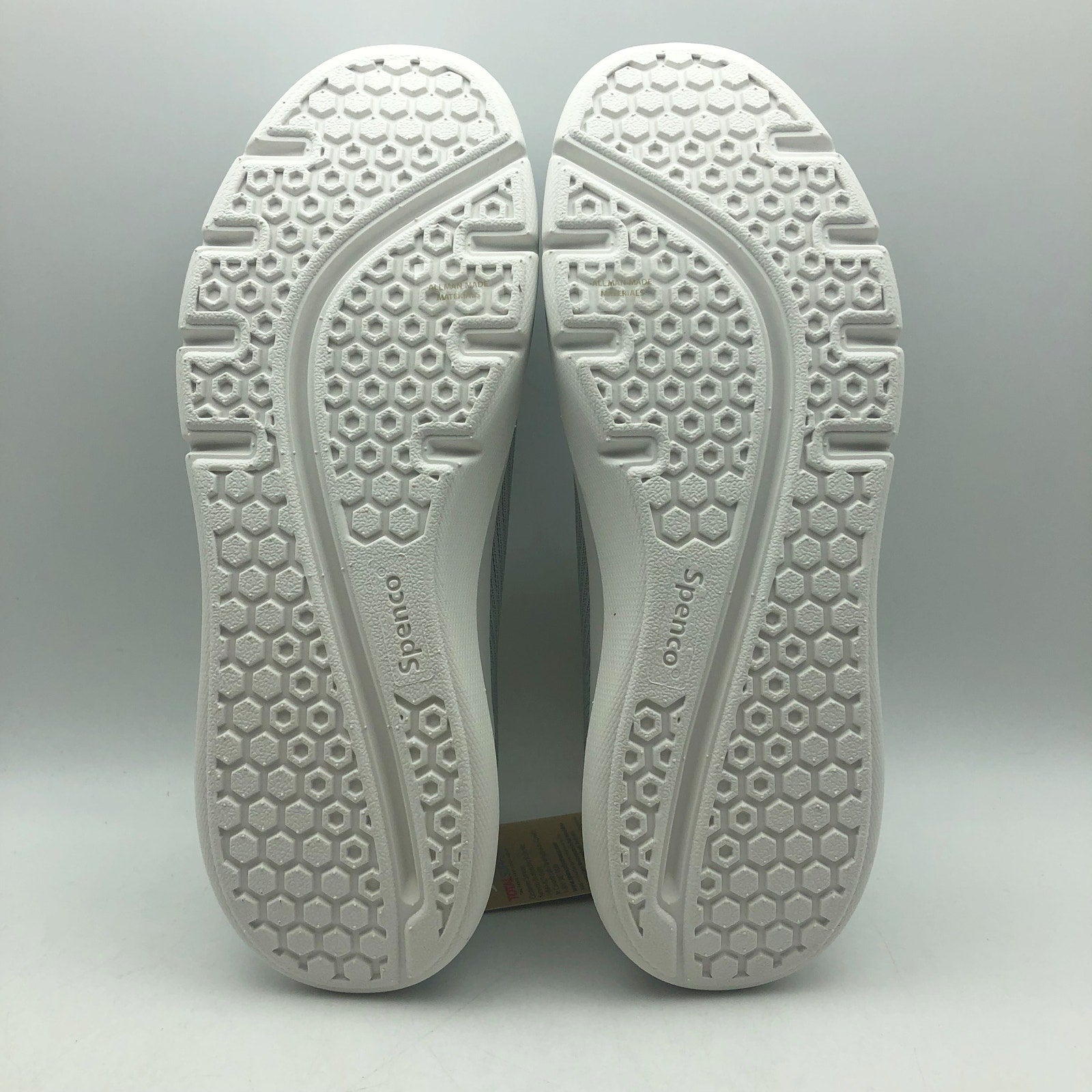 Spenco Waco Womens Pure Love Knit Sneakers Size 9.5 Glacier Grey Slip On NIB