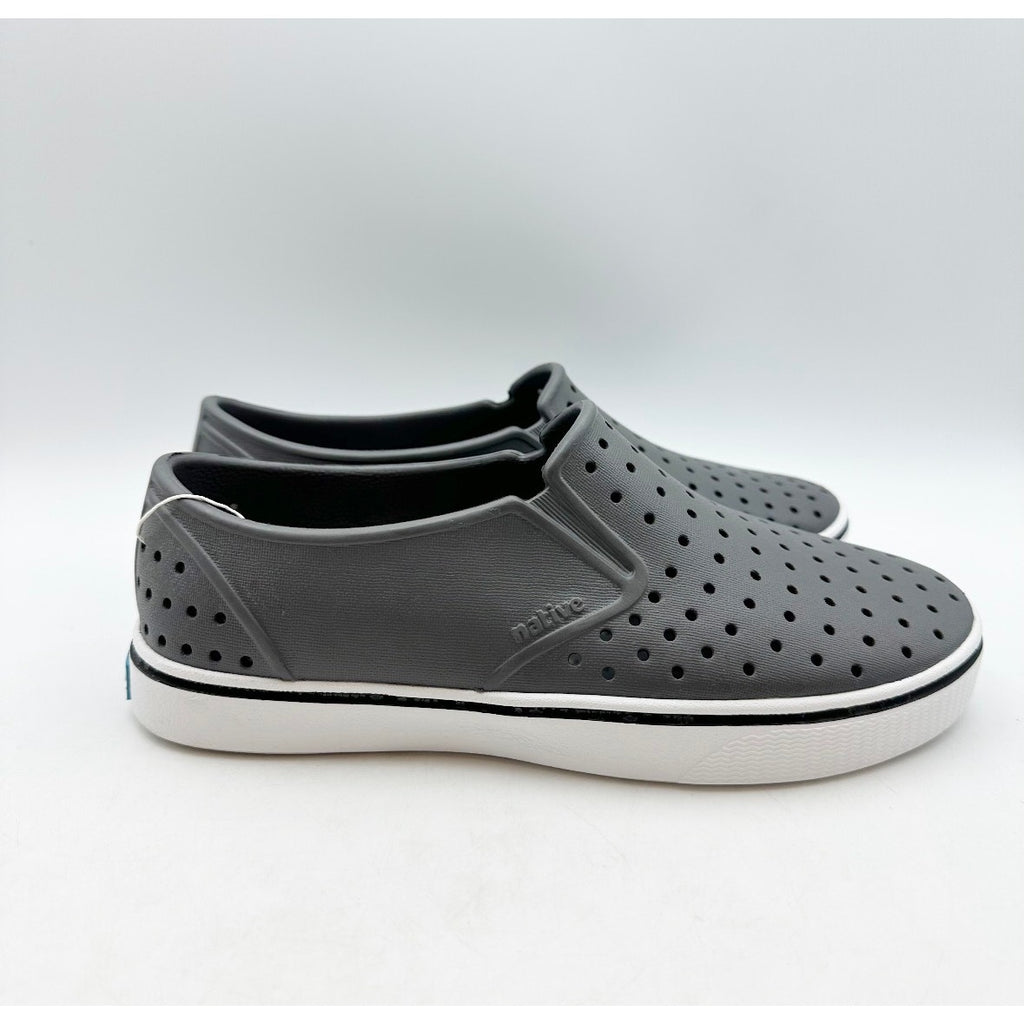 NATIVE Adult Miles Summer Sneaker Mens 5 Womens 7 Dublin Grey Shell White NWOB