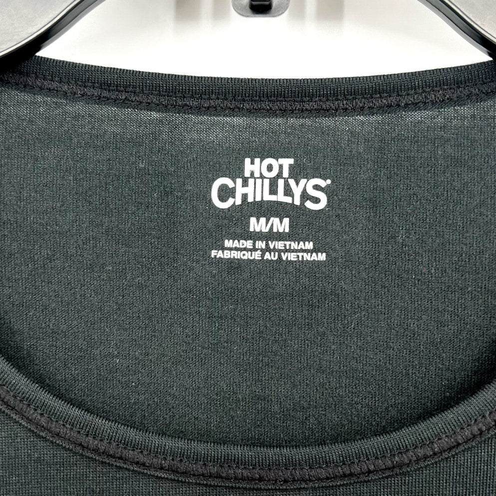 HOT CHILLYS Women's Pepper Skins Crewneck Top Medium Black Base Layer NWOT