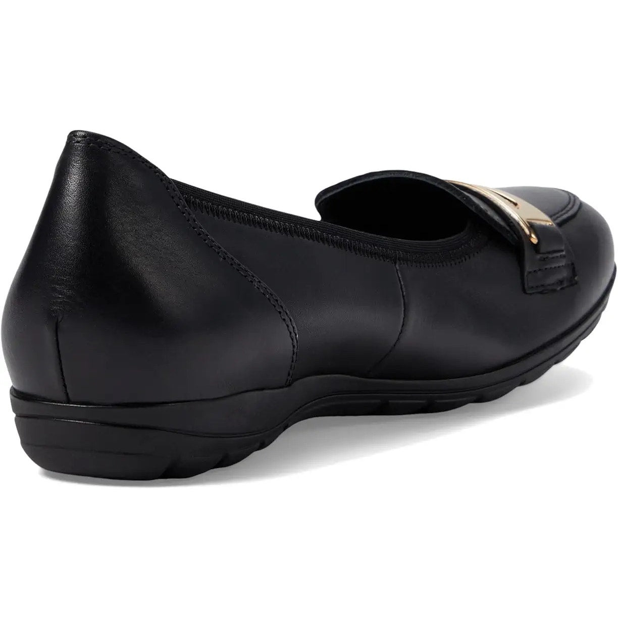 Mephisto Womens Electra Flats EU 38.5 US Size 8.5 Black Leather NIB