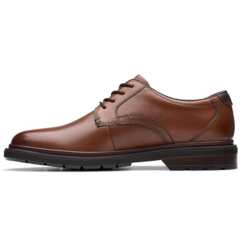 Clarks Mens Burchill Derby Dress Shoes Size 10.5 M Brown Leather NWOB