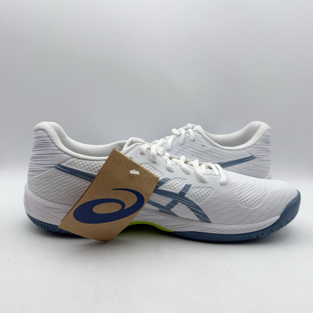 ASICS Mens GEL-Game 9 Athletic Shoes US 10 EU 44 White Blue Tennis Court NWOB