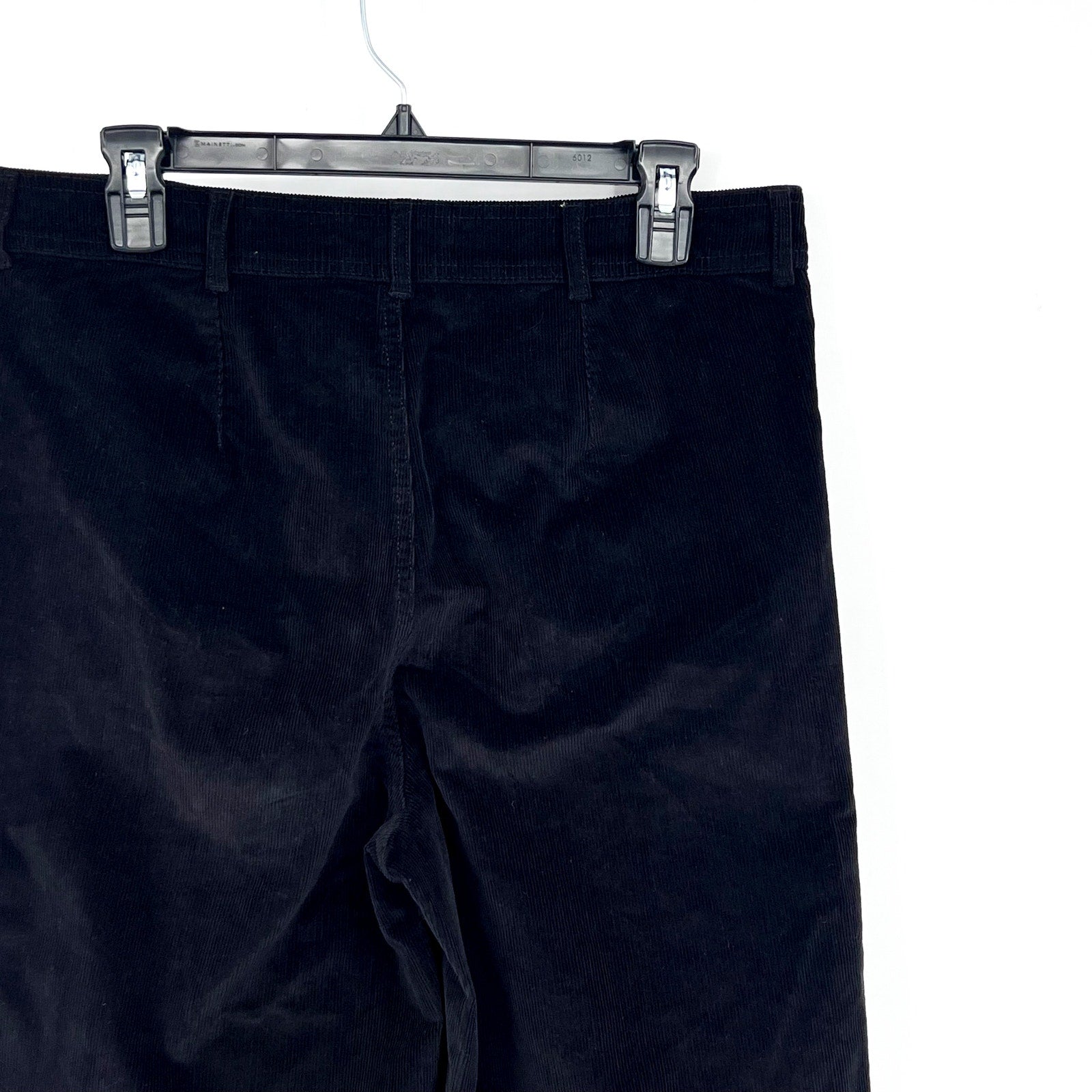 Everlane Womens The Corduroy Wide-Leg Pants Size 10 High Rise Black NWT