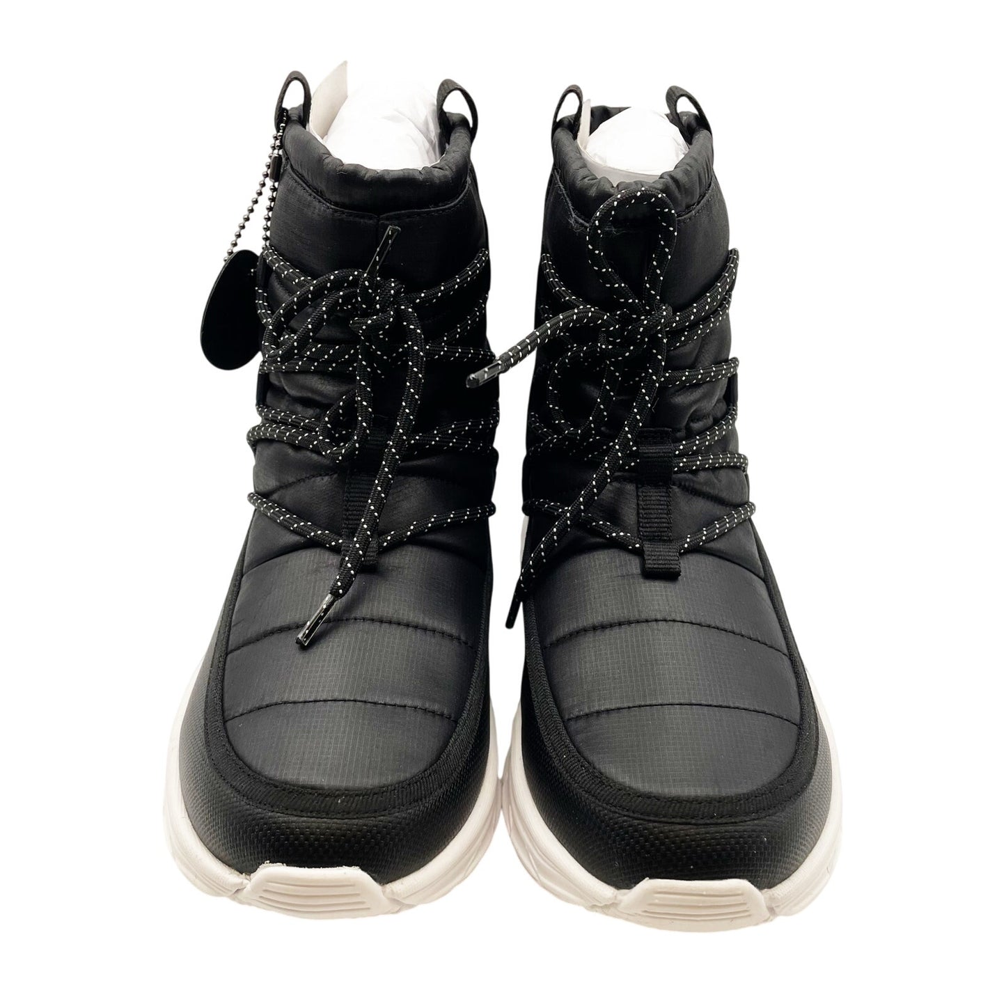 J/Slides Women's Nylon Will Boots Size 8 Black Outdoor Winter & Snow NIB