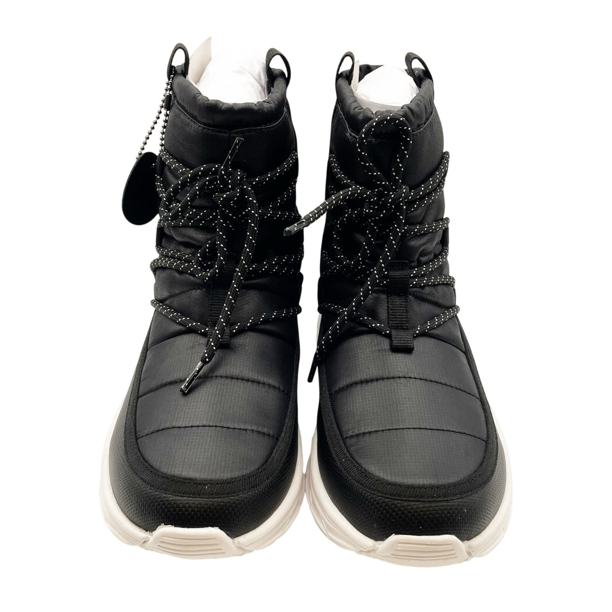 J/Slides Womens Nylon Will Boots Size 8 Black Outdoor Winter & Snow NIB